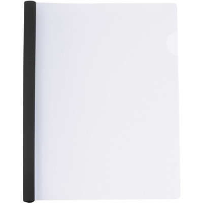 Папка-скоросшиватель Economix А4 с планкой-зажимом 15 мм (2-95 листов), черная (E31211-01) Винница - изображение 1