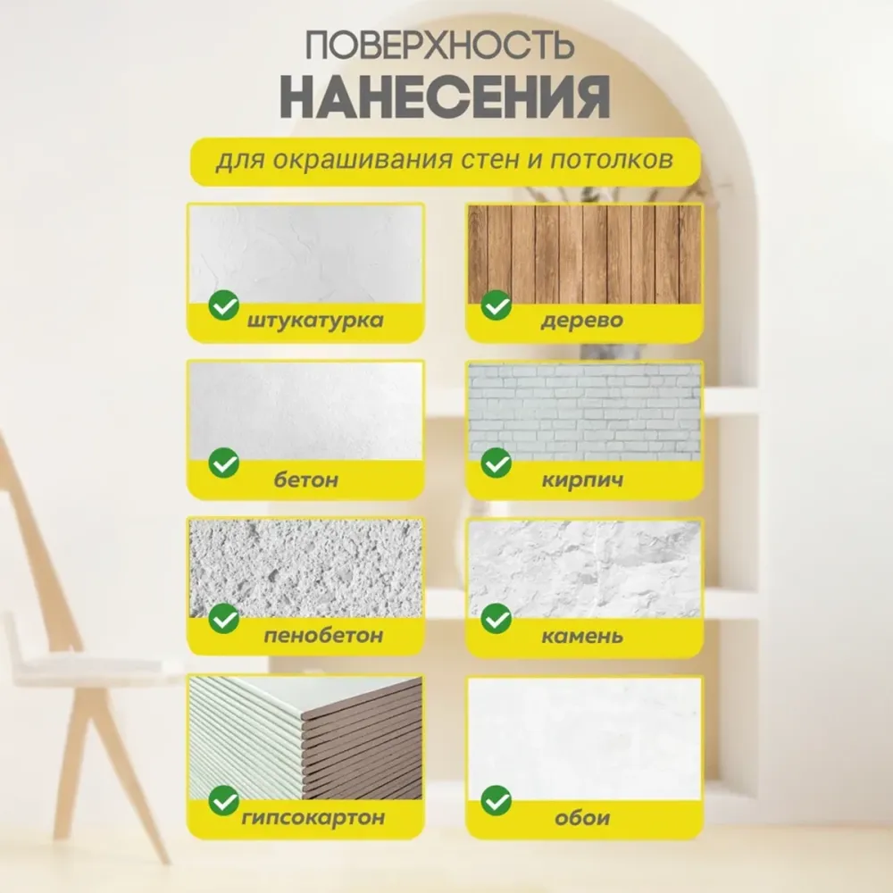 Фарба СИЛІКОНОВА для ванної, кухні та приміщень з підвищеною вологістю миюча протигрибкова емаль SkyLine Біла 4.2 кг Харків - фото 3