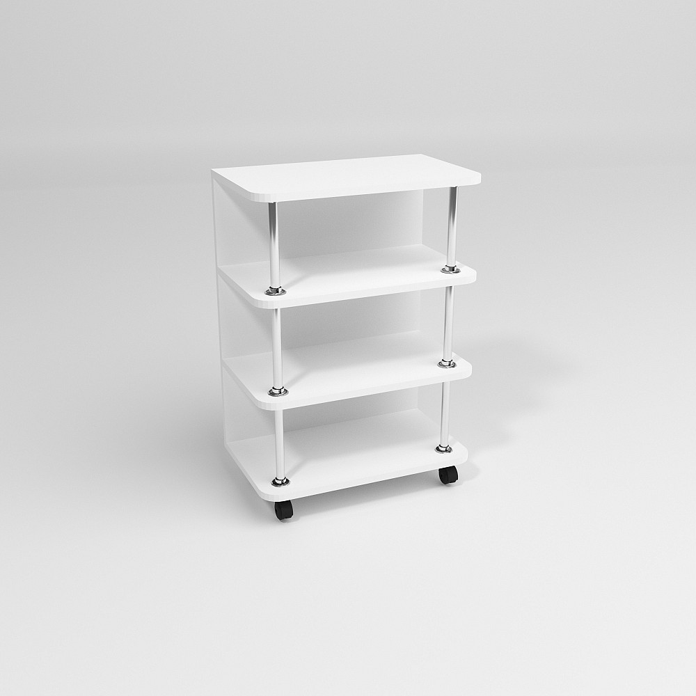 Тумба мобильная ТМ-3, Белый, 500/300/700 Львов - изображение 2