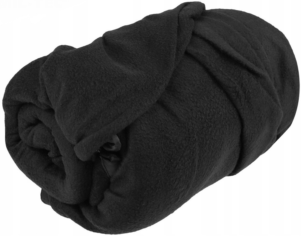 Універсальний флісовий утеплювач для спального мішка з чохлом Mil-Tec від Sturm (14114002) Black Нововолинськ - фото 5