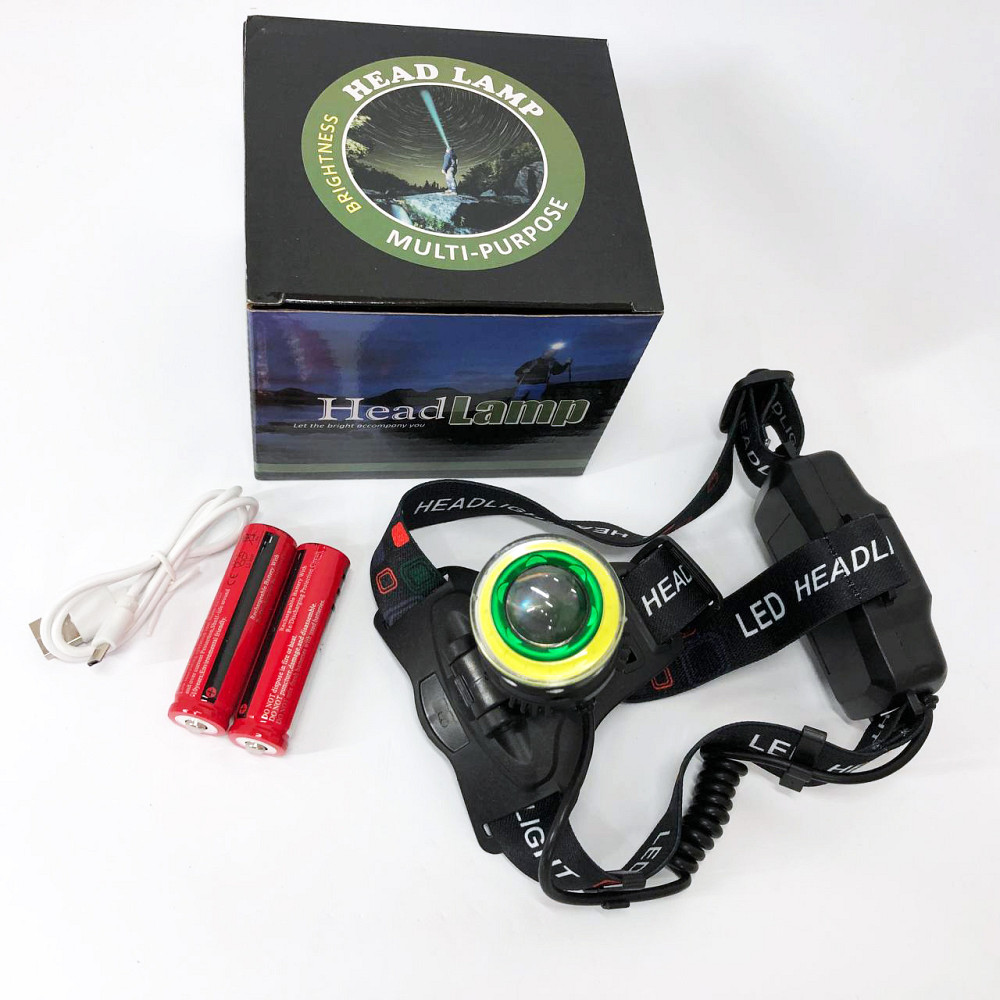 Ліхтарик на лоб Police, Водонепроникний ліхтарик Налобний з захистом від вологи JE-10 Львів - фото 8