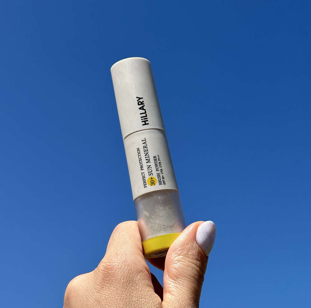 Солнцезащитная минеральная пудра бежевая с SPF 30 + Солнцезащитный крем для лица SPF 30+ Киев - изображение 16