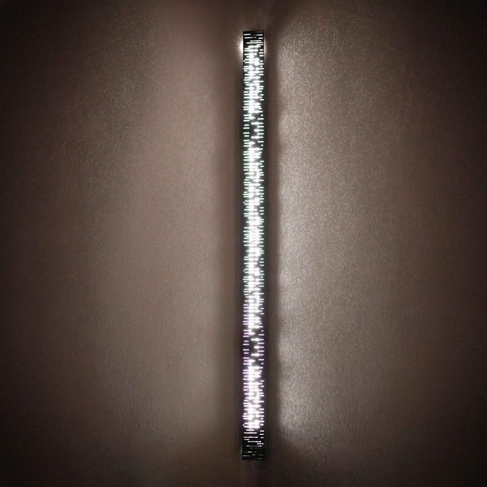 Светильник настенный угловой 124см MSK Electric Sieve бра под лампу Т8 NL 12460 BK Киев - изображение 1