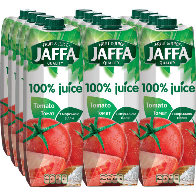 Сік Jaffa Томатний сік з сіллю 950 мл (4820003684931) Вінниця - фото 1