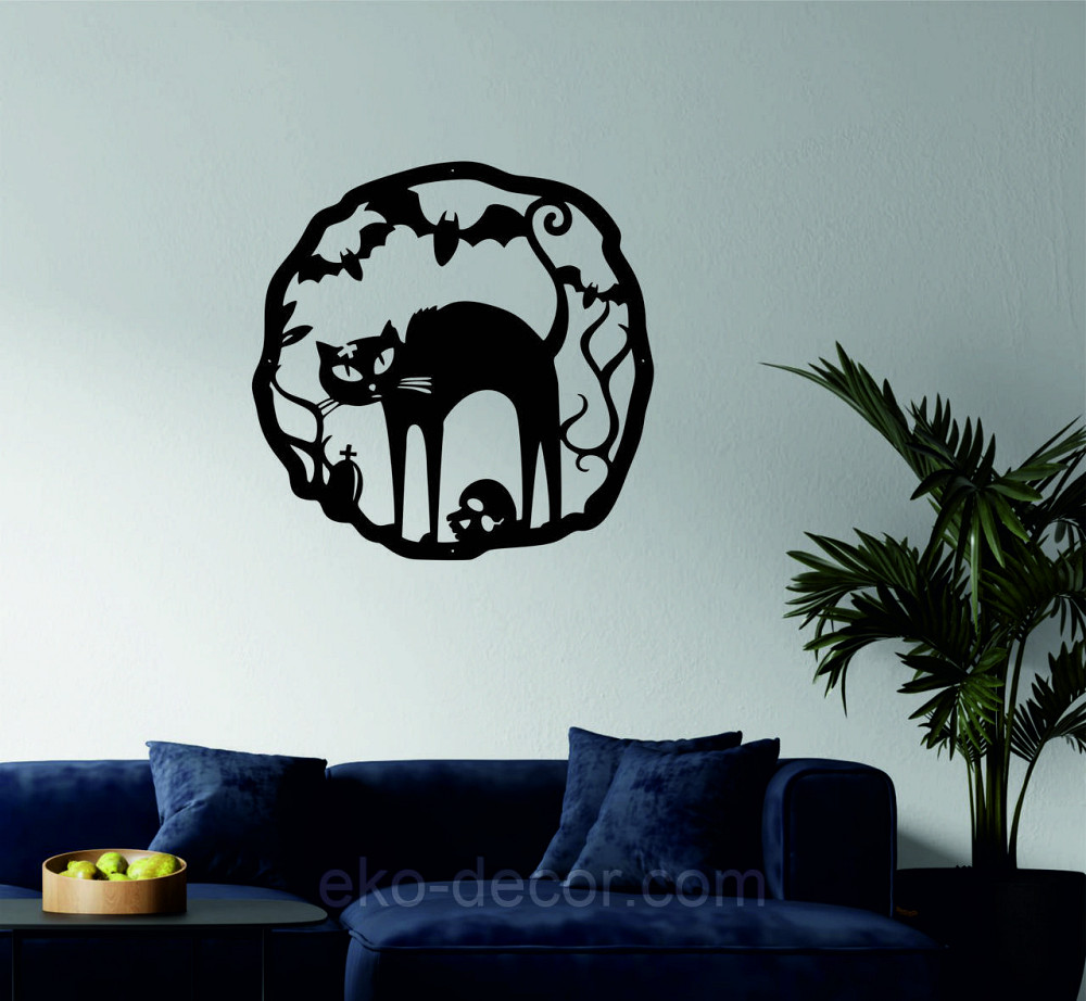 Декоративное настенное 3D Панно «Хэллоуин», Декор на стену с объемом Киев - изображение 2