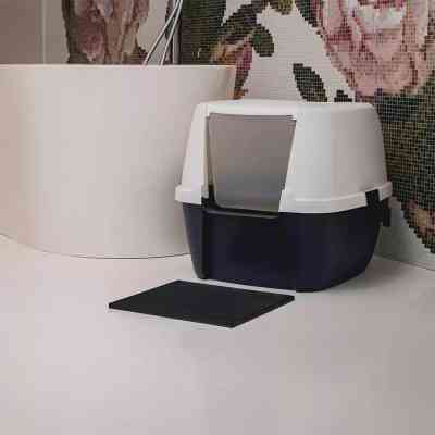 Килимок для тварин Fiboo Litter Mat під туалет 30x30 см блакитний (FIB0021) Вінниця