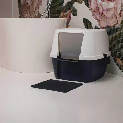 Коврик для животных Fiboo Litter Mat под туалет 30x30 см голубой (FIB0021) Винница - изображение 2