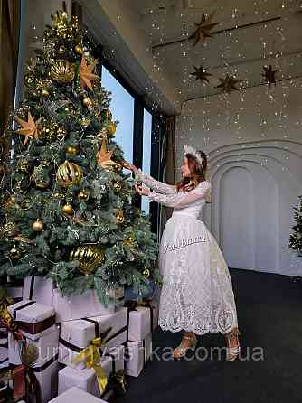 Біла святкова сукня 130-146 Кривий Ріг