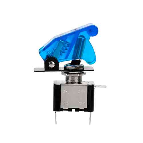 Переключатель, тумблер, выключатель питания 12В 20А LED, синий Винница
