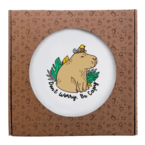 Тарілка Капібара 25см склокераміка (подарункова уп) 1250 Кварта Житомир - изображение 2