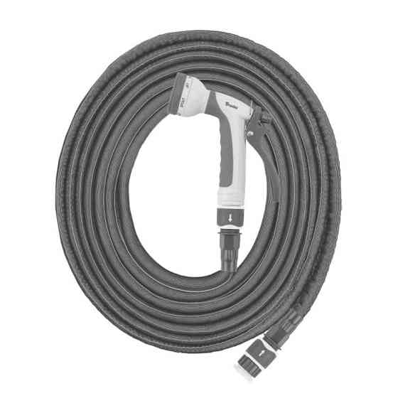 Растягивающийся Шланг (комплект) TWIST HOSE 6-12м – серый, WTW612GY Киев
