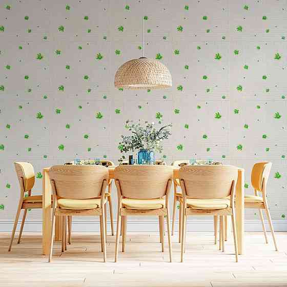 Панель стеновая 3D 700х700х4мм Зелёные цветы SW-00001976 Днепр