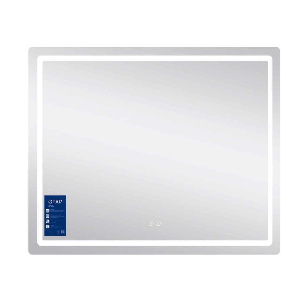 Дзеркало Qtap Mideya (MI2) 900х700 з LED-підсвіткою Touch, з антизапотіванням, з димером, рег. яскравості QT2078NCF9070 Київ - фото 4