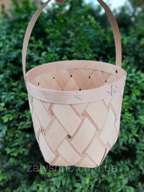 Корзина из шпона плетеная Киев - изображение 2