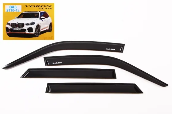 Ветровики на двери 2110 Voron самоклеющ. (4 шт.) Винница