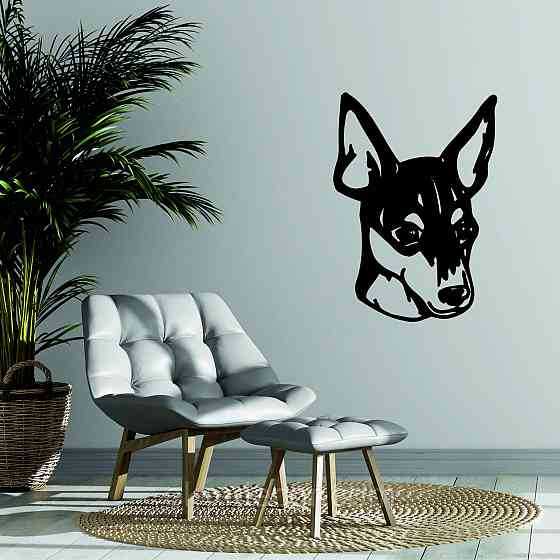 Декоративне настінне Панно «Фокстер'єр», Декор на стіну Київ