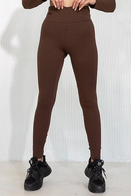 Лосини у рубчик з пуш-ап TotalFit LG146 Київ - фото 3