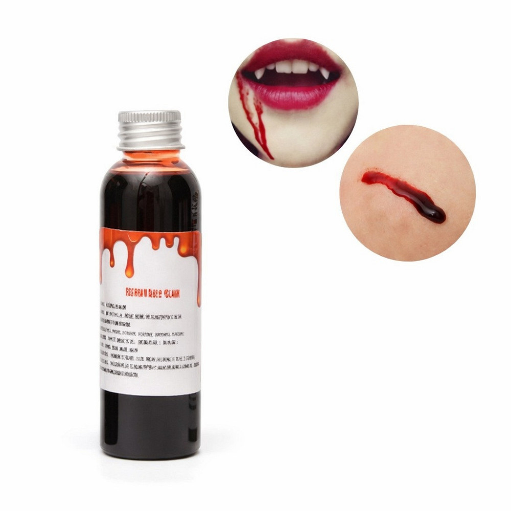 Искусственная кровь бутафорская для грима и макияжа артериальная яркая 150 мл красный Киев - изображение 12