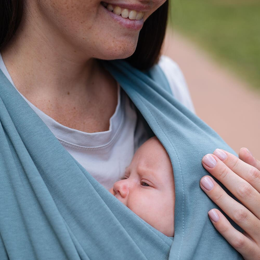 Трикотажний слінг-шарф Love & Carry - Базилік PLUS Київ - фото 2