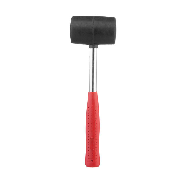 Киянка гумова, 320 г, 45 мм, чорна гума, металева ручка INTERTOOL HT-0229 Киев - изображение 1
