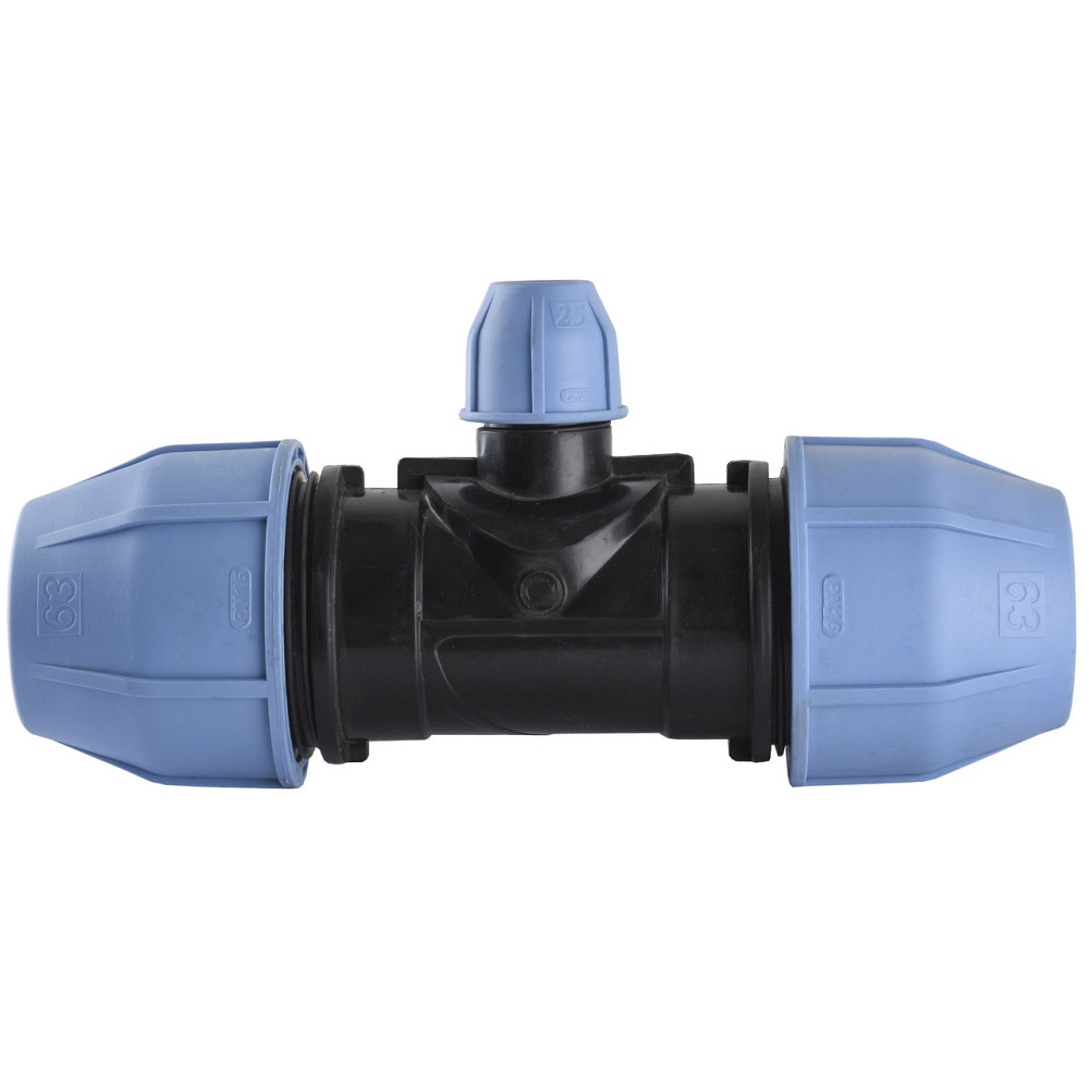 Трійник редукційний ПНД Vsplast 63*25*63 3004 (000007911) Київ - фото 1