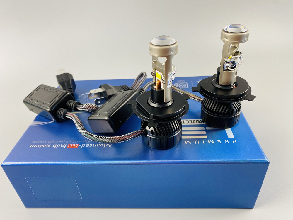 Світлодіодна лампа. (К-кт 2 шт) 12V-36V 90W set (реальних ватів) LED + лінза + чітка світлотінева межа Мукачево - фото 5