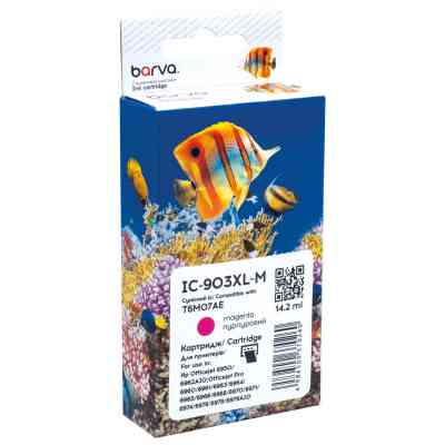 Картридж Barva HP 903XL (T6L91AE/T6M07AE) 825c, magenta (IC-903XL-M) Винница