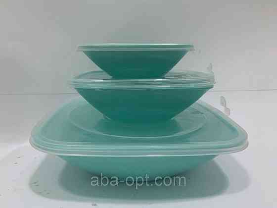 Набір контейнерів " quadra " з клапаном V 1.35 \ 0,6 \ 0.2 л ( 3 шт) Одеса