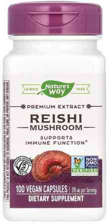 Гриб рейші Nature's Way Reishi 376 мг 100 капсул Київ