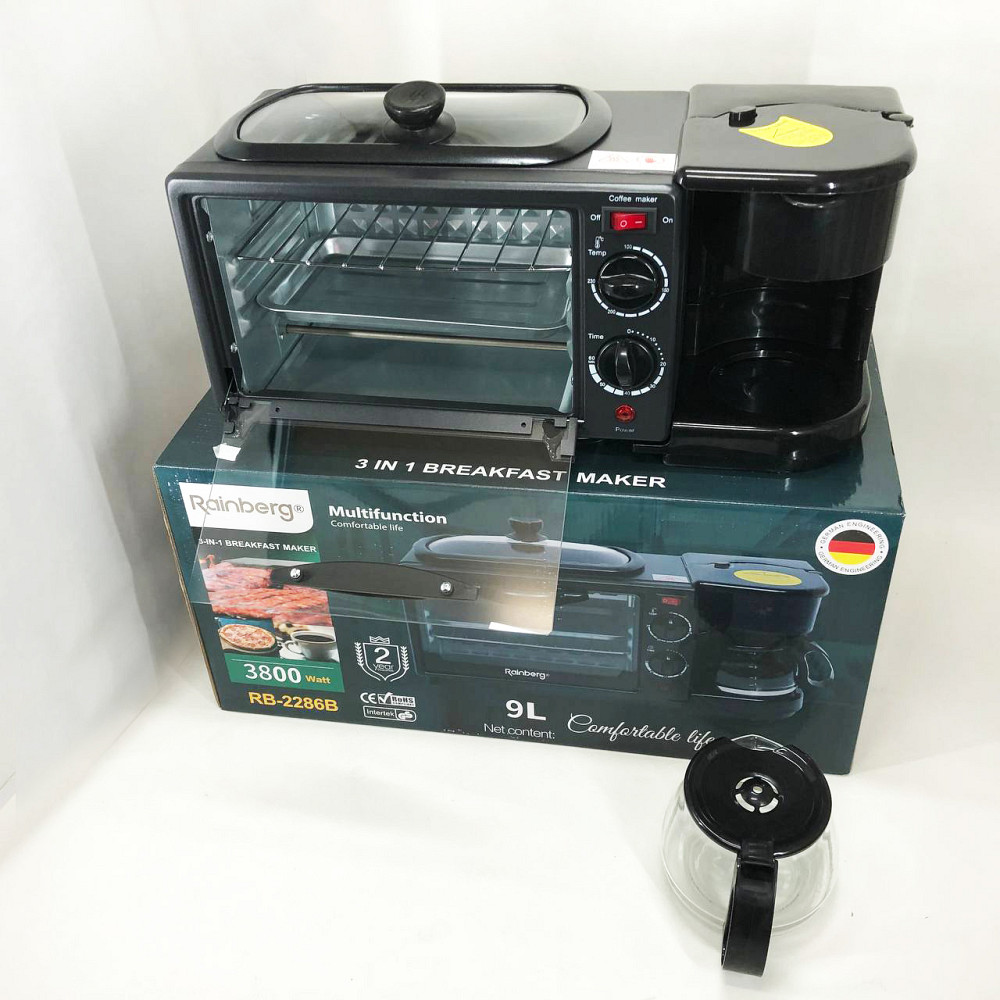 Міні піч-духовка, Електрогриль для сніданку, Духовка електрична піч, Пічка електро настільна KY-35 Івано-Франківськ - фото 9