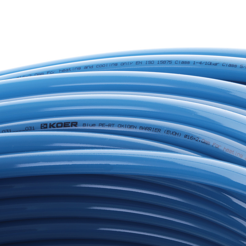 Труба для теплої підлоги з кисневим бар'єром Koer PERT EVOH 16*2,0 (Blue) (200 м) (KR3090) Київ - фото 2