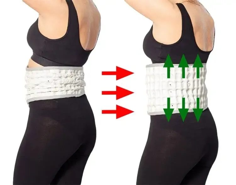 Корсет от остеохондроза надувной, пневмокорсет для спины и поясницы двойной усиленный Doctor-101 Twin TW-PNC-1 M Днепр - изображение 3