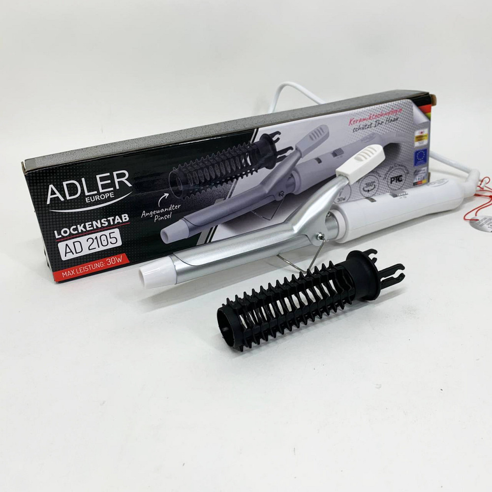 Щипцы для завивки и объема Adler AD 2105 20Вт, Утюжок для завивки волос Прибор волос VN-44 Львов - изображение 4