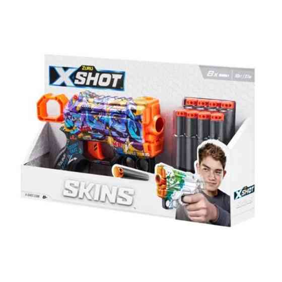 Швидкострільний бластер X-Shot Skins Menace Spray Tag 8 патронів (36515D) Харків