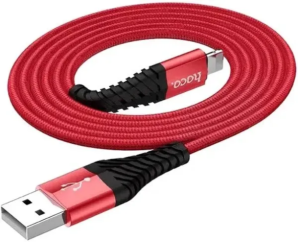 Кабель HOCO COOL DATA CABLE X38 TYPE-C Швидка зарядка Червоний Одеса - фото 2