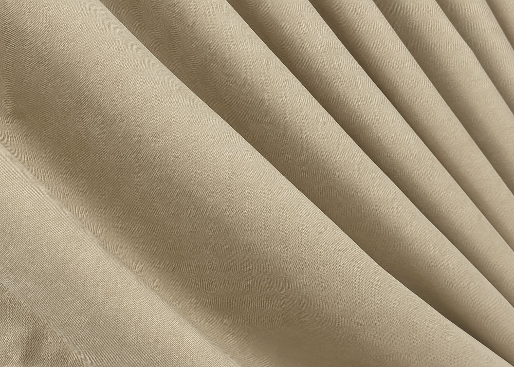 Комплект штор VR-Textil Микровелюр SPARTA 150х270 2шт и Тюль 400х270 1192ш-1153т Бежевый с белым 71-121/3 Киев - изображение 6