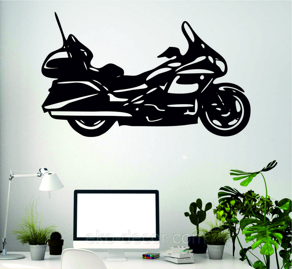 Декоративное настенное Панно «Байк» Декор на стену 70*55 см, Черный Киев - изображение 3