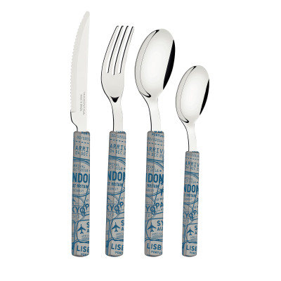 Набор столовых приборов Tramontina Bliss 16 предметів Сірий (29899/128) Винница - изображение 1