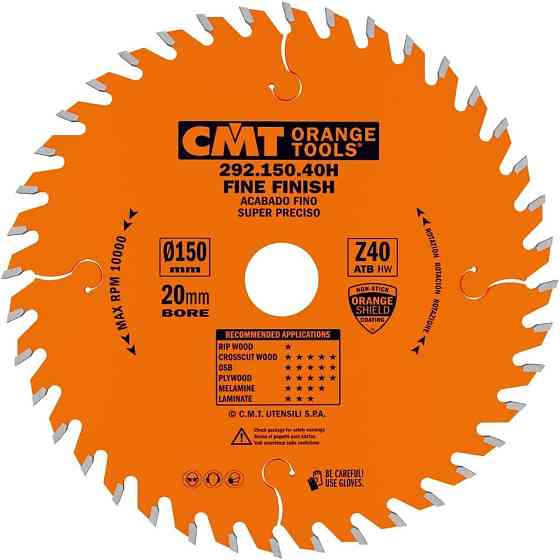 Пильний диск по дереву CMT 150x20x40z K2.4/1.4 (292.150.40H) Одеса