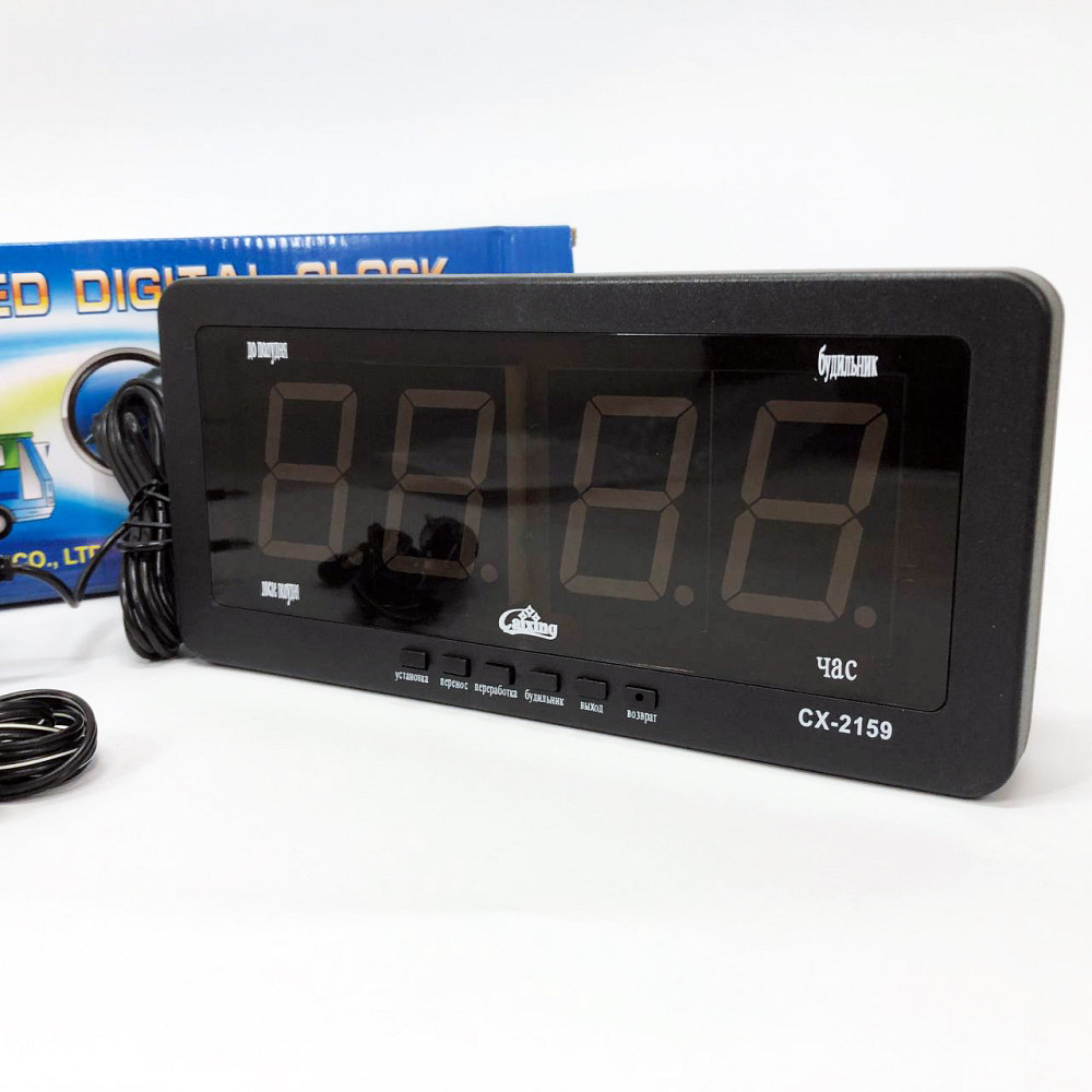 Стильные настольные часы Caixing, Электронные часы со встроенным дисплеем Классические настольные PN-14 Ивано-Франковск - изображение 5