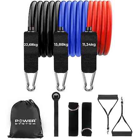 Набір трубчастих еспандерів Power System PS-4098 Ultimate Set Expander 3шт. (до 50кг.) Луцьк