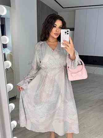 Жіноча елегантна романтична максіплаття софт Ліловий, 58/60 Одеса