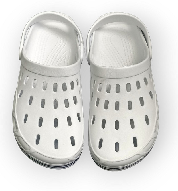 Чоловічі крокси білі сабо прогрес Одеса - фото 10