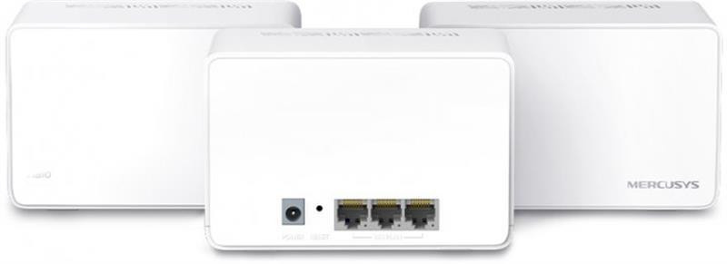 WiFi Mesh система Mercusys Halo H80X 3-pack (AX3000, 3хGE WAN/LAN, Beamforming, MU-MIMO, OFDMA) white Харьков - изображение 1