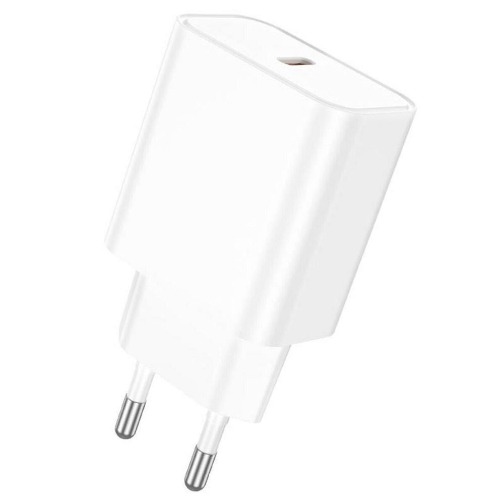 Мережевий зарядний пристрій BOROFONE BA71A Power single Port PD20W charger, колір білий BA71AW Одеса - фото 1