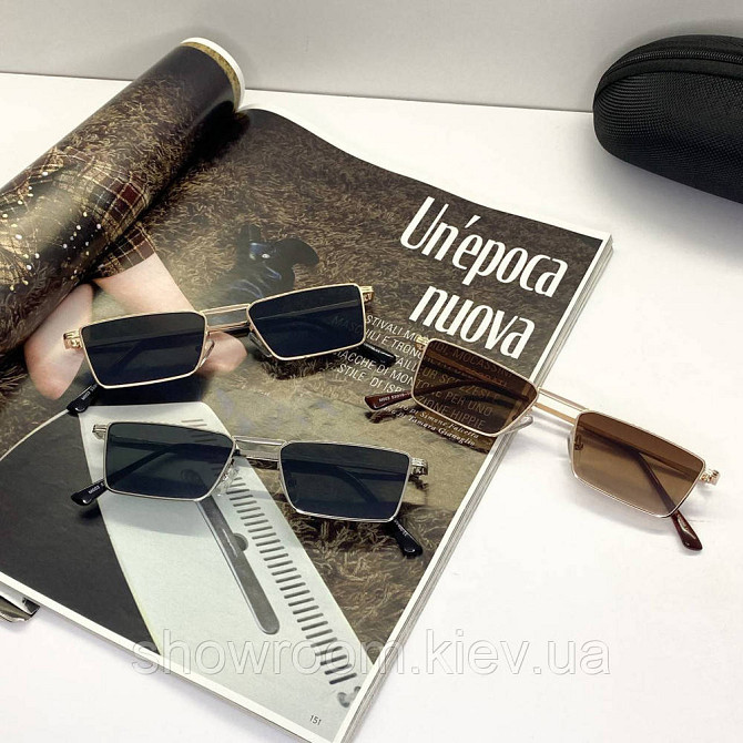 Женские модные солнцезащитные очки Elegance (003) gold Киев - изображение 4