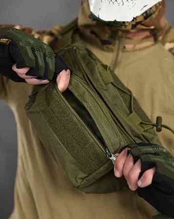 Сумка тактическая на пояс Silver Knight olive ВТ1055 Киев