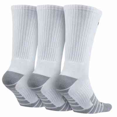 Шкарпетки Nike U NK EVERYDAY MAX CUSH CREW 3PR SX5547-100 34-38 3 пари Білі (091206413343) Вінниця