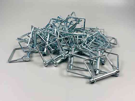 Палець із капелюшком стопорний 6х60 + блокувальний чек прямокутник Мукачево