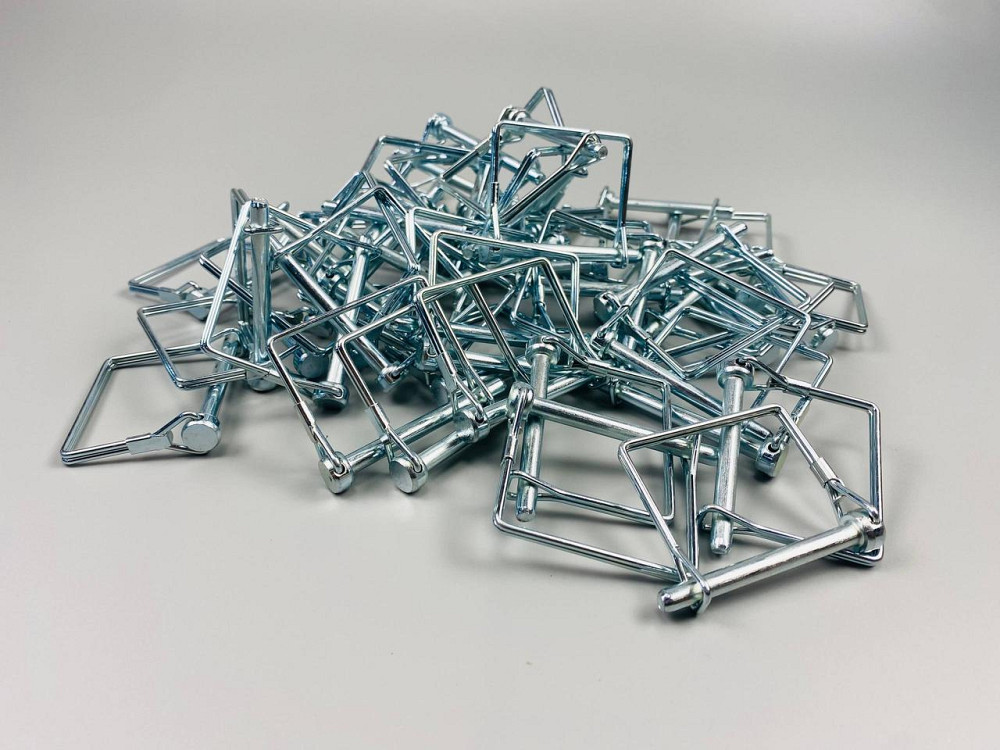 Палець із капелюшком стопорний 6х60 + блокувальний чек прямокутник Мукачево - фото 3